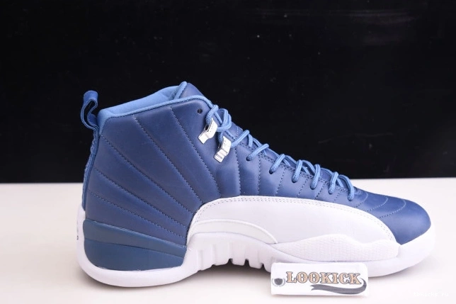 Reps TB 130690-404 Air Jordan 12 Stone Blue Retro 0718